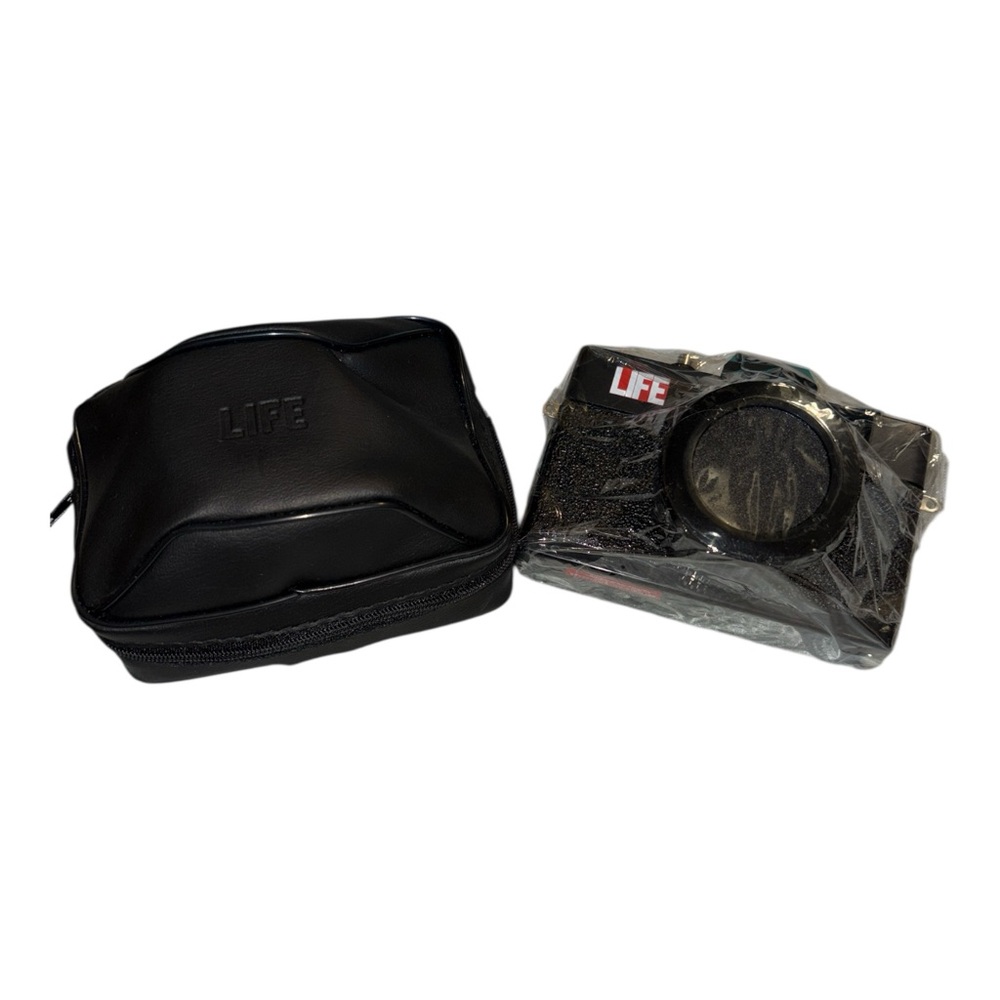 Black Film Camera with Case